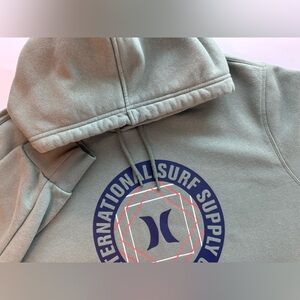 Hurley Men’s Hooded Sweatshirt – Green – Size XL